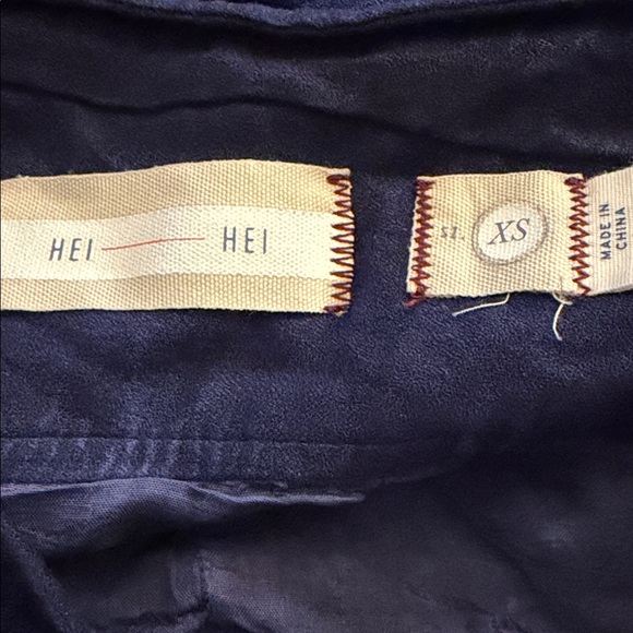 Anthropologie Hei Hei Blue Cropped Parachute Pants Size XS - Picture 7 of 8